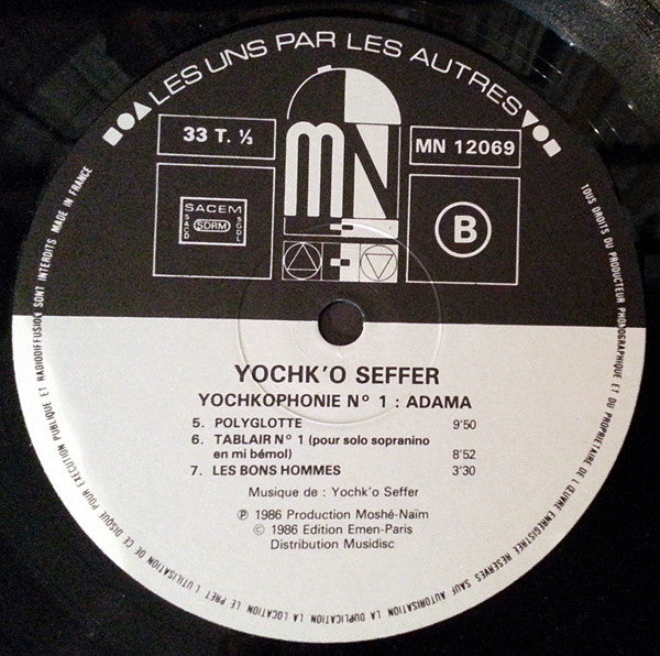 Yochk'o Seffer : Yochkophonie No 1 : Adama (LP, Album)