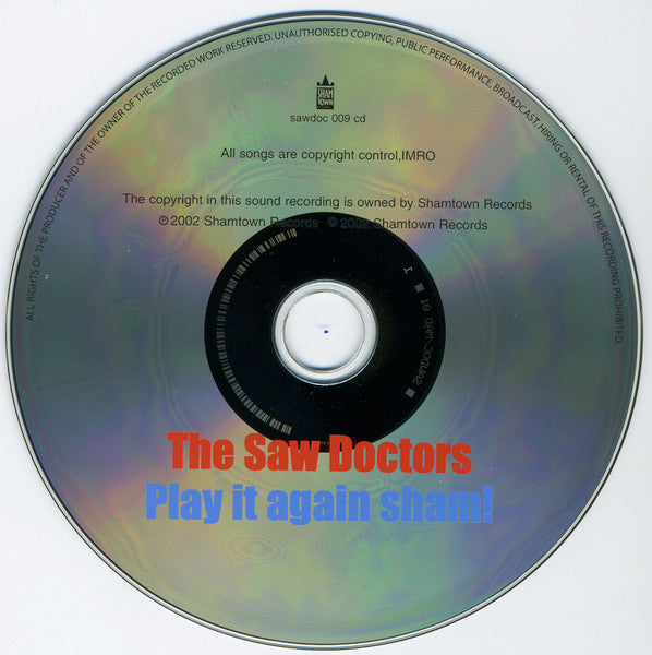 The Saw Doctors : Play It Again Sham! (CD, Comp)