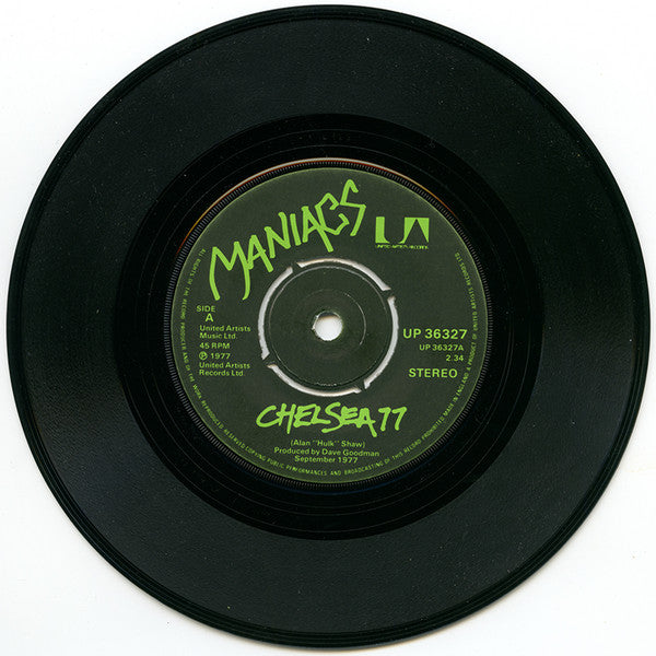 Maniacs (4) : Chelsea 77 / Ain't No Legend (7")
