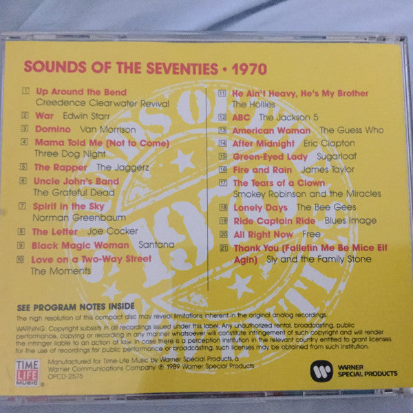 Various : Sounds Of The Seventies 1970 (CD, Comp, Ltd)