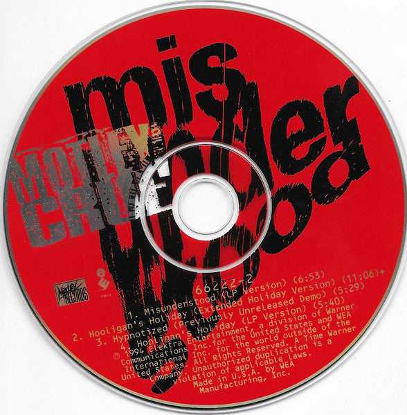 Mötley Crüe : Misunderstood (CD, Maxi, FLP)
