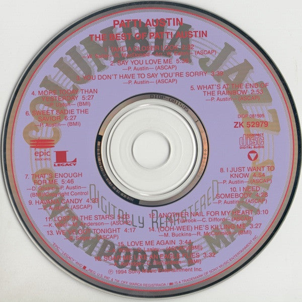 Patti Austin : The Best Of Patti Austin (CD, Comp)