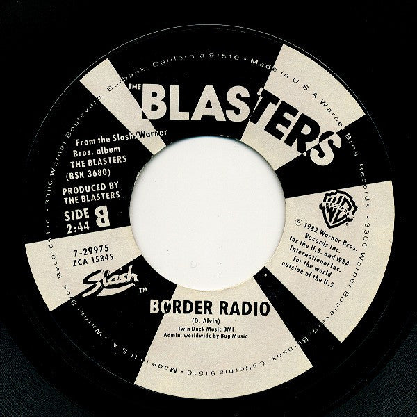 The Blasters : So Long Baby Goodbye (7", Single, Styrene, All)