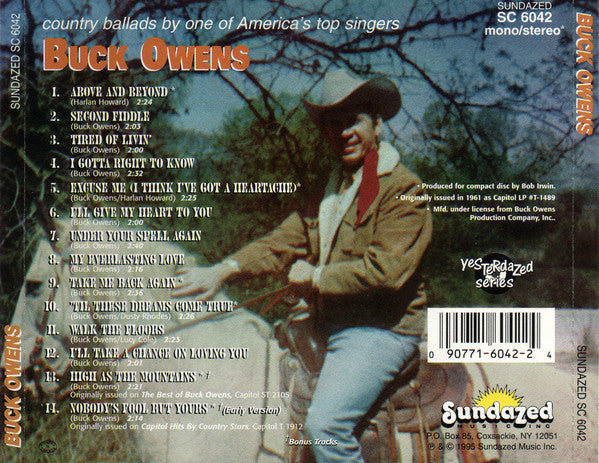 Buck Owens : Buck Owens (CD, Album, RE, RM)