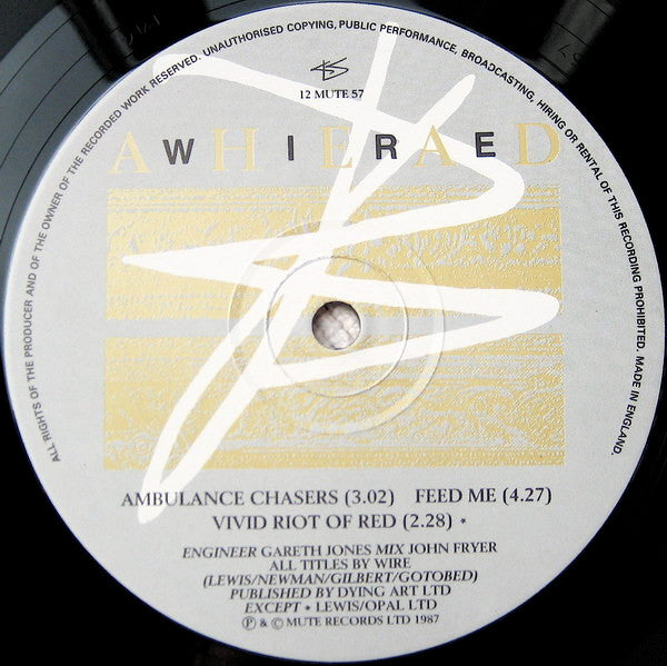 Wire : Ahead (12", Single)