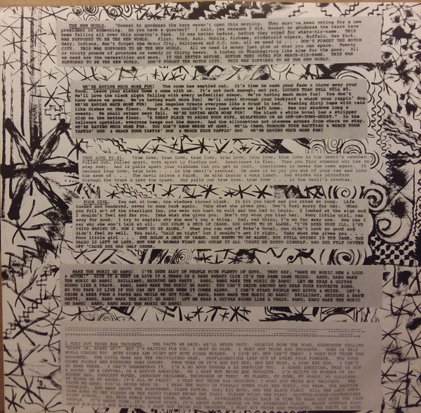 X (5) : More Fun In The New World (LP, Album, SP-)