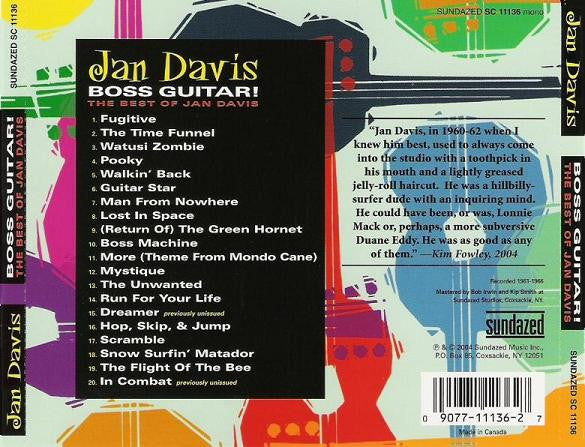 Jan Davis : Boss Guitar! The Best Of Jan Davis (CD, Comp, Mono)