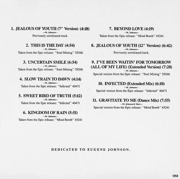 The The : The The Vs. The World (CD, Comp, Promo)