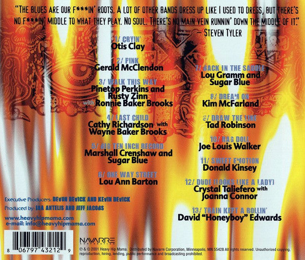 Various : Sweet Emotion / Songs Of Aerosmith (Blues On Fire) (CD, Album)