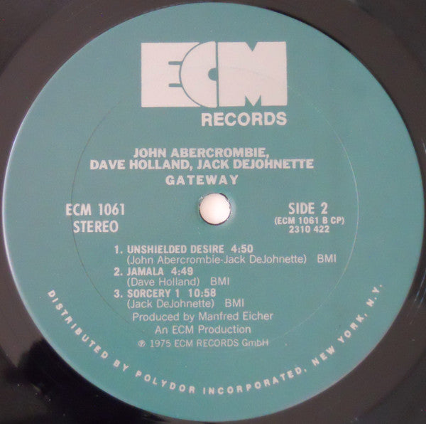 John Abercrombie / Dave Holland / Jack DeJohnette : Gateway (LP, Album)
