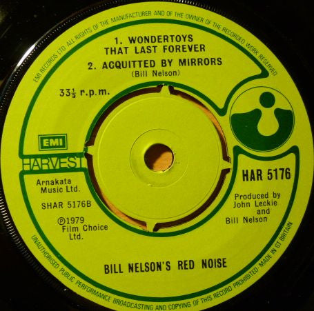 Red Noise (2) : Furniture Music (7", Single)