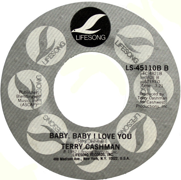 Terry Cashman : Talkin' Baseball (Baseball And The Braves) Atlanta Braves Version / Baby , Baby I Love You (7")