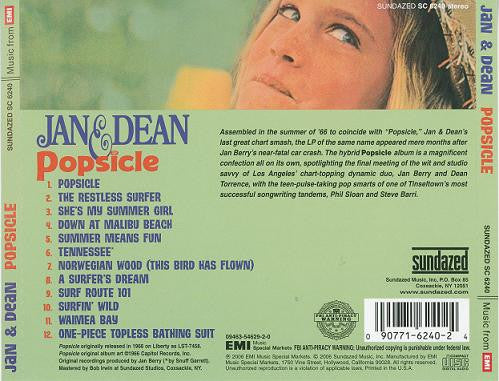 Jan & Dean : Popsicle (CD, Album, RE)
