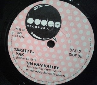 Tin Pan Valley : Hanky Panky / Yaketty Yak (7", Single)