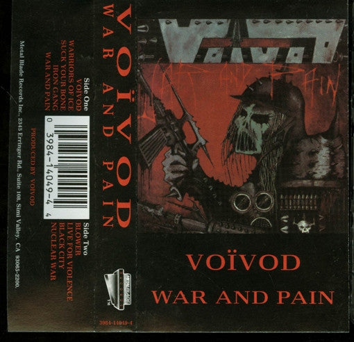 Voïvod : War And Pain (Cass, Album, RE)