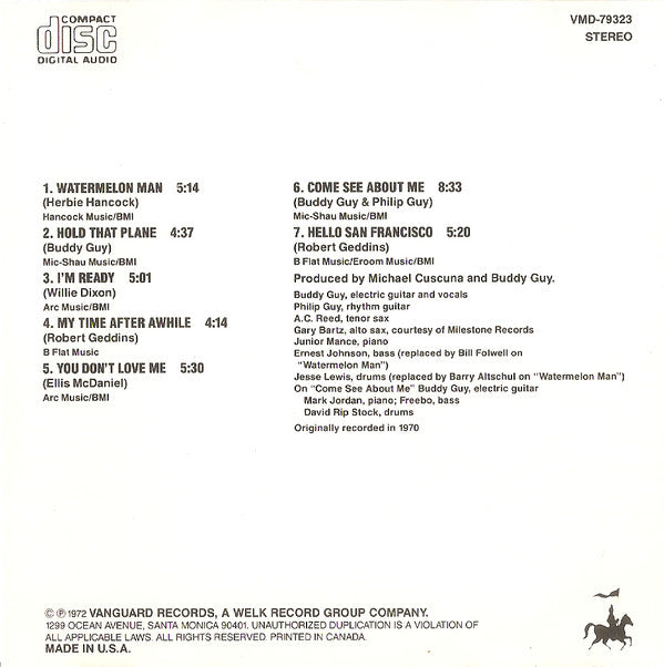 Buddy Guy : Hold That Plane! (CD, Album, RE)