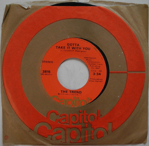 The Trend (5) : Free As The Wind (7", Single)