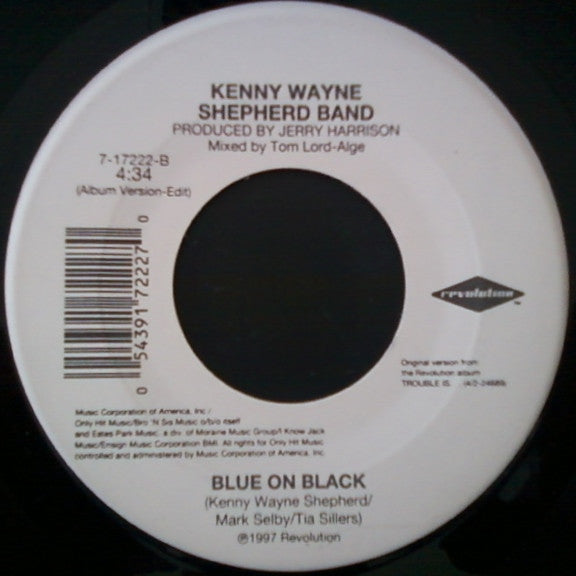 Kenny Wayne Shepherd Band : Blue On Black (7", Single)