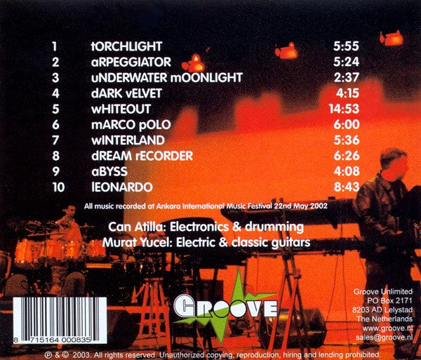 Can Atilla : Live (CD, Album)