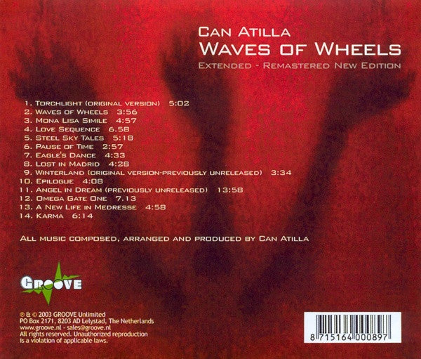 Can Atilla : Waves Of Wheels (CD, Album, RE, RM)