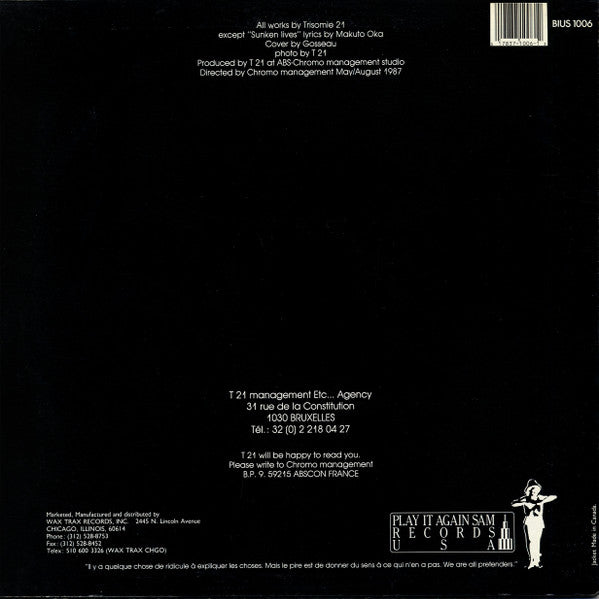 Trisomie 21 : Million Lights - A Collection Of Songs By Trisomie 21 (LP, Album)