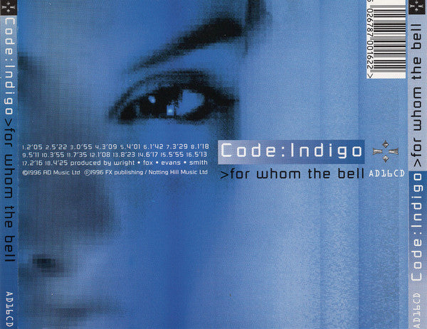 Code Indigo : For Whom The Bell (CD, Album)