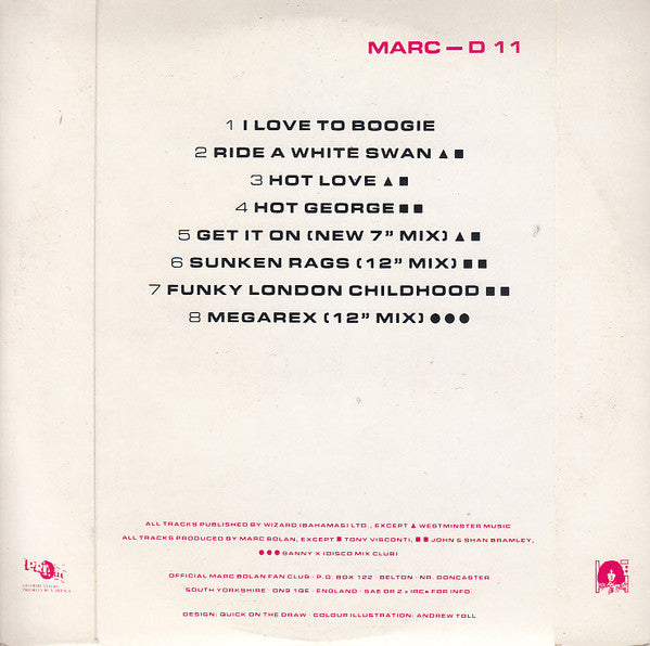 T.Rex* : I Love To Boogie (CD, EP)