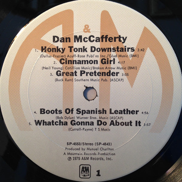 Dan McCafferty : Dan McCafferty (LP, Album, RE)