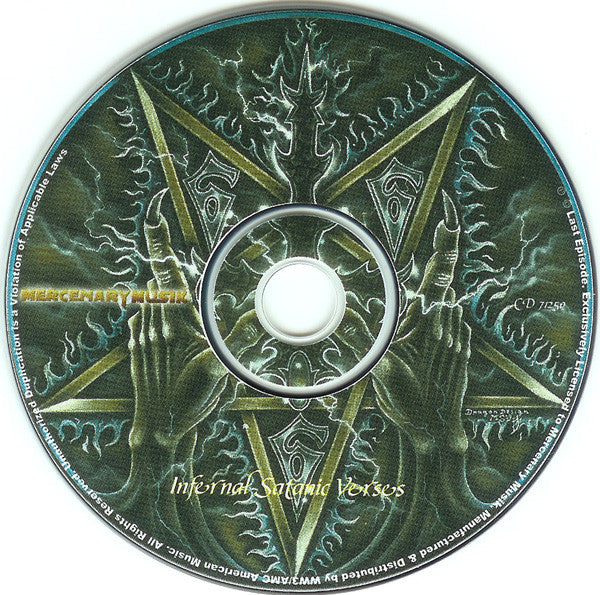 Mystic Circle : Infernal Satanic Verses (CD, Album, Promo)