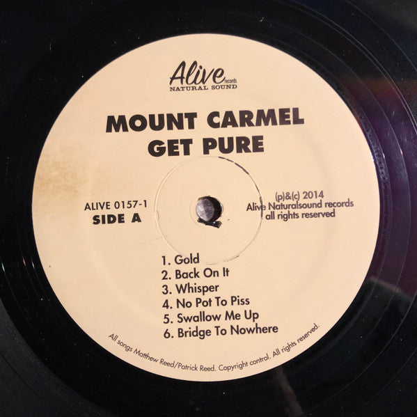 Mount Carmel : Get Pure (LP, Album)