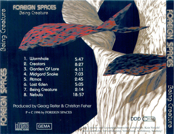 Foreign Spaces : Being Creature (CD, Album)