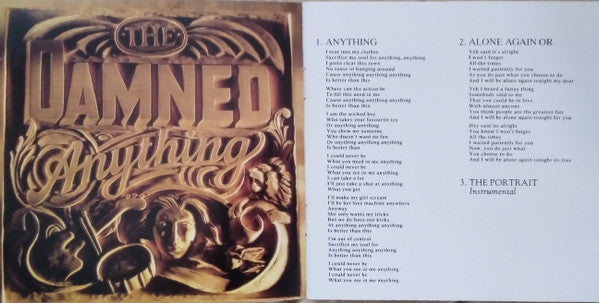 The Damned : Anything (CD, Album, Jew)