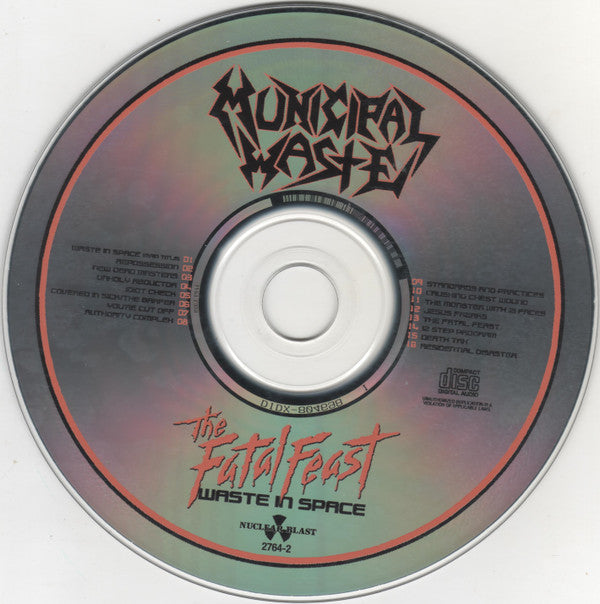 Municipal Waste : The Fatal Feast (Waste In Space) (CD, Album)