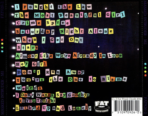 Masked Intruder : M.I. (CD, Album)