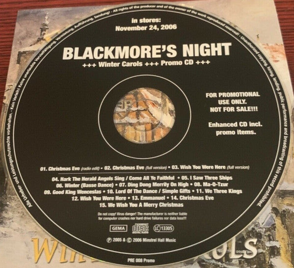 Blackmore's Night : Winter Carols (CD, Album, Enh, Promo)