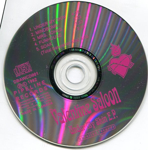 Valentine Saloon : Under My Skin E.P. (CD, EP)
