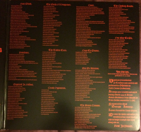 Gehenna (3) : Negotium Perambulans In Tenebris (LP, Album, RE, RM)