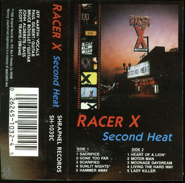 RACER X　Second Heat　レーサーX セカンド・ヒート Buy Racer X : Second Heat (Cass, Album) Online for a great