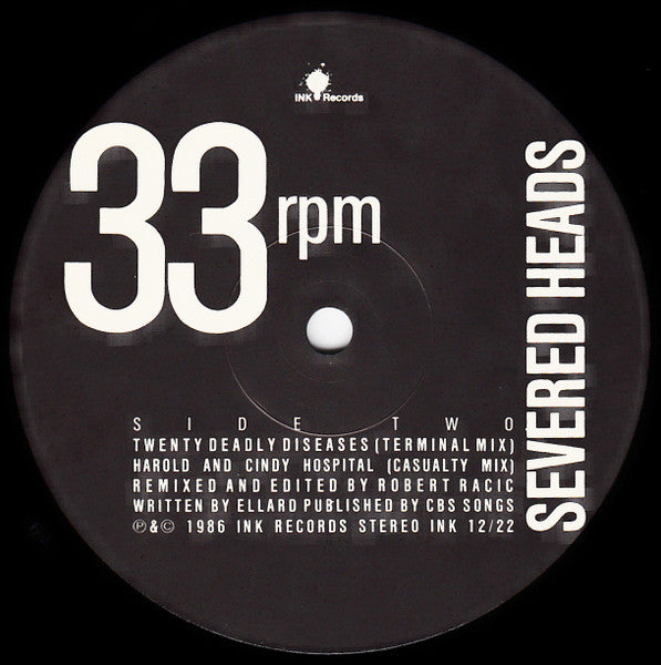Severed Heads : Propellor (12")