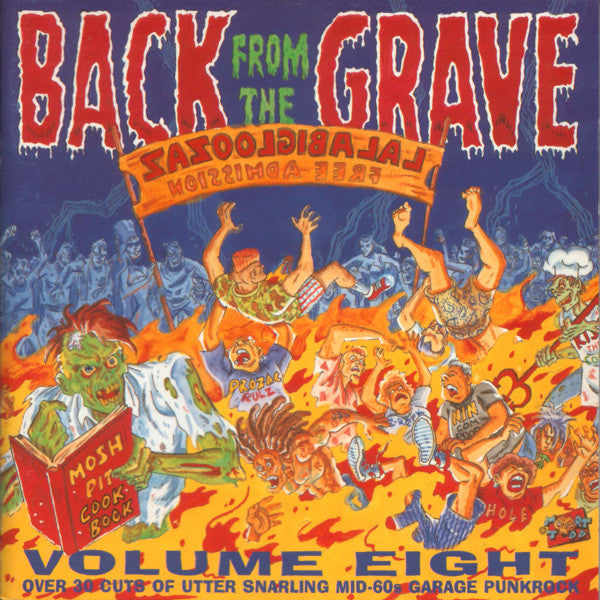 Various : Back From The Grave Volume Eight (Over 30 Cuts Of Utter Snarling Mid-60s Garage Punkrock) (CD, Comp)