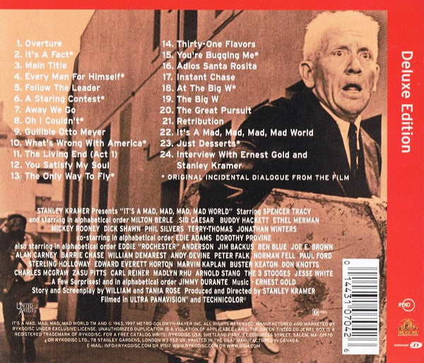 Ernest Gold : It's A Mad, Mad, Mad, Mad World (CD, Album, Mono, Dlx, Enh, RE, RM)