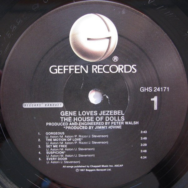 Gene Loves Jezebel : The House Of Dolls (LP, Album)