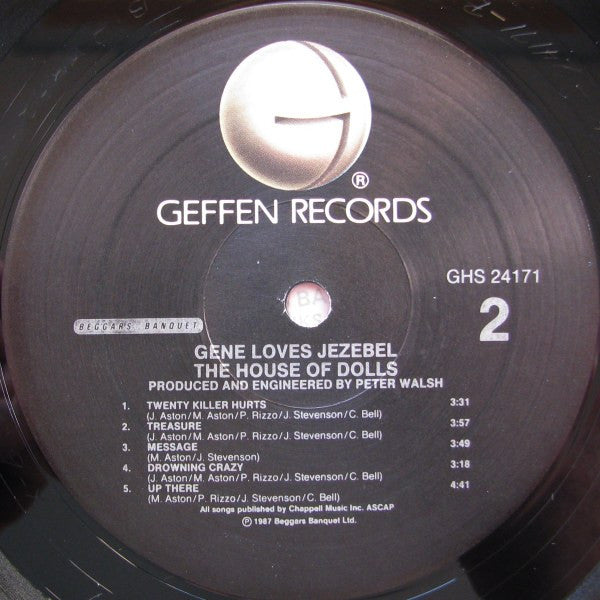 Gene Loves Jezebel : The House Of Dolls (LP, Album)