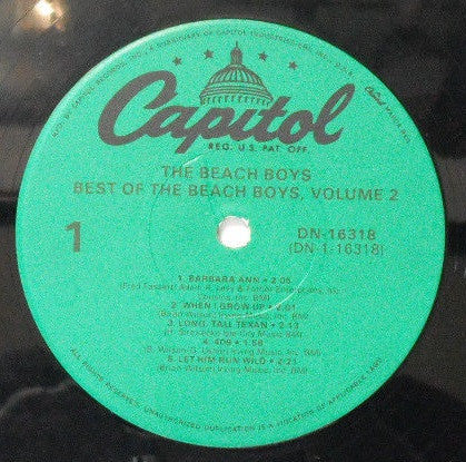 The Beach Boys : The Best Of The Beach Boys Vol. 2 (LP, Comp, RE)