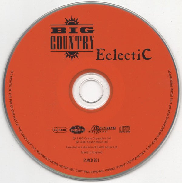 Big Country : Eclectic (CD, Album, RE)