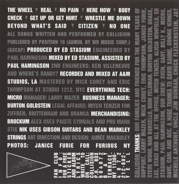 Collision (3) : Coarse (CD, Album)