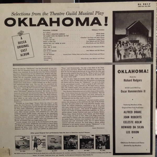 Rodgers & Hammerstein : Oklahoma! (LP, Album, RE, Pin)