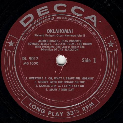 Rodgers & Hammerstein : Oklahoma! (LP, Album, RE, Pin)