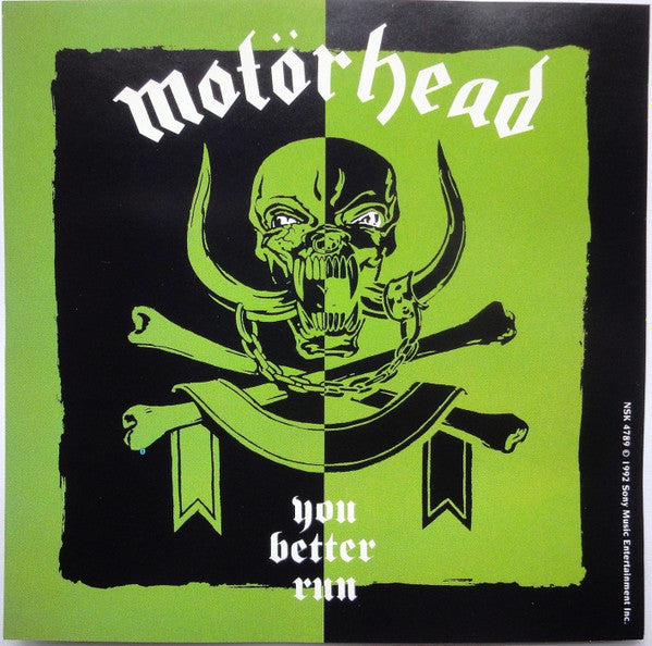 Motörhead : You Better Run (CD, Single, Promo)