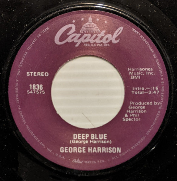 George Harrison : Bangla-Desh (7", Single, RE)